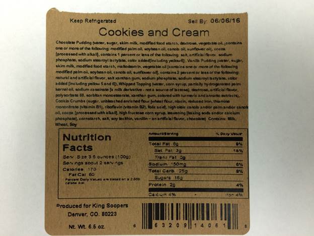 Chelsea Food Services Issues Allergy Alert On Undeclared Egg In Product